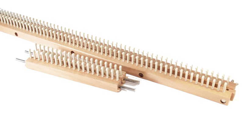 Authentic Knitting Board 28" Knitting Board Loom, Adjustable, 168 pegs, 100% Hardwood - Image 1